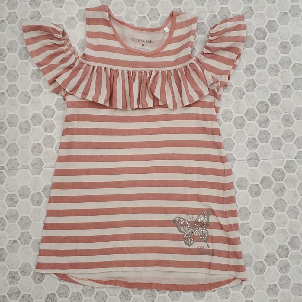 Guess kids size 10 cold shoulder top
